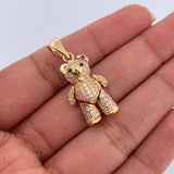 Dije Oso Articulado Corazon 4.65gr / 3cm / Oro 18K &
