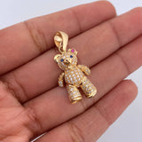 Dije Oso Articulado Corazon 4.9gr / 3cm / Oro 18K &