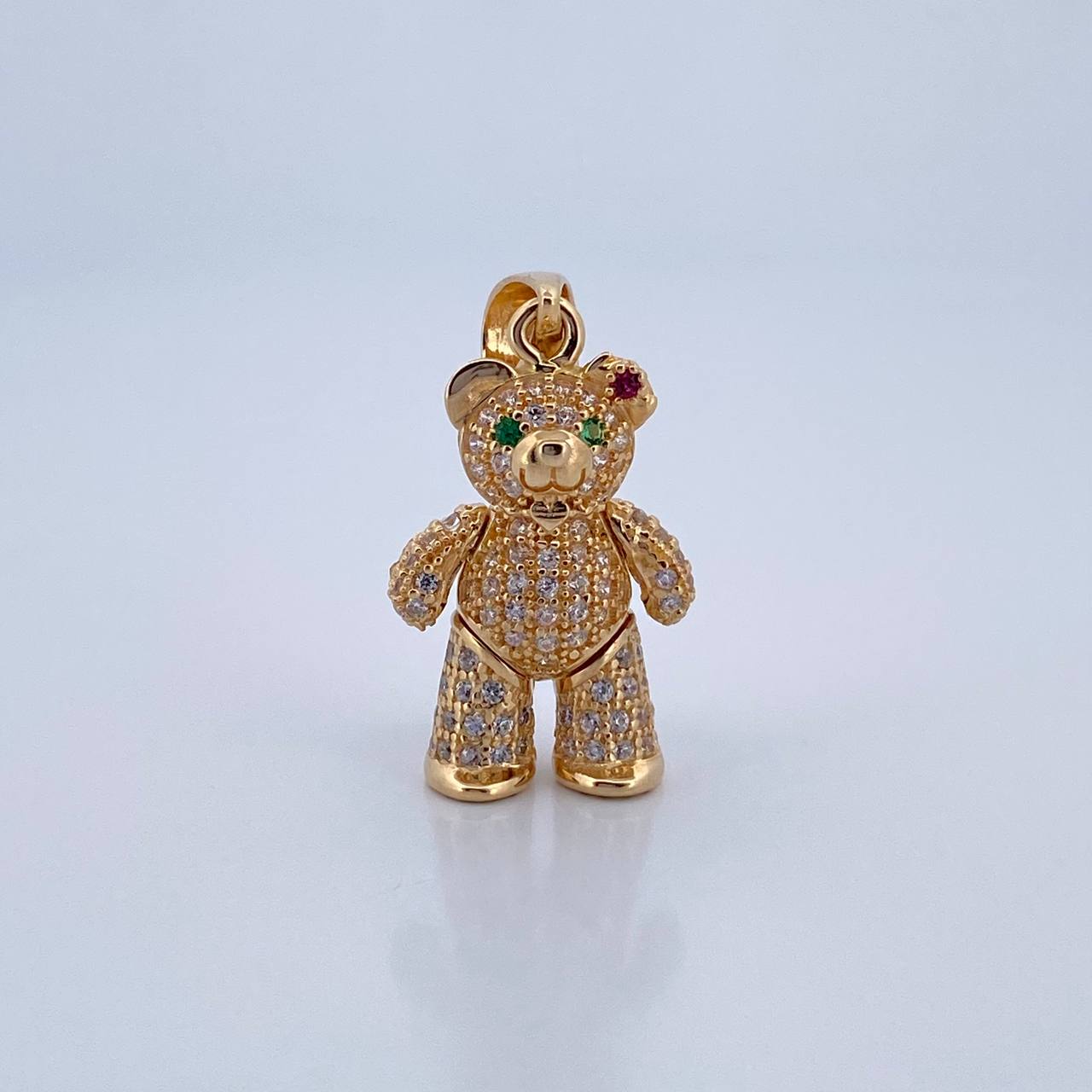 Dije Oso Articulado Corazon 4.7gr / 3cm / Oro 18K &