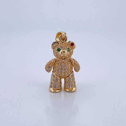 Dije Oso Articulado Corazon 4.7gr / 3cm / Oro 18K &