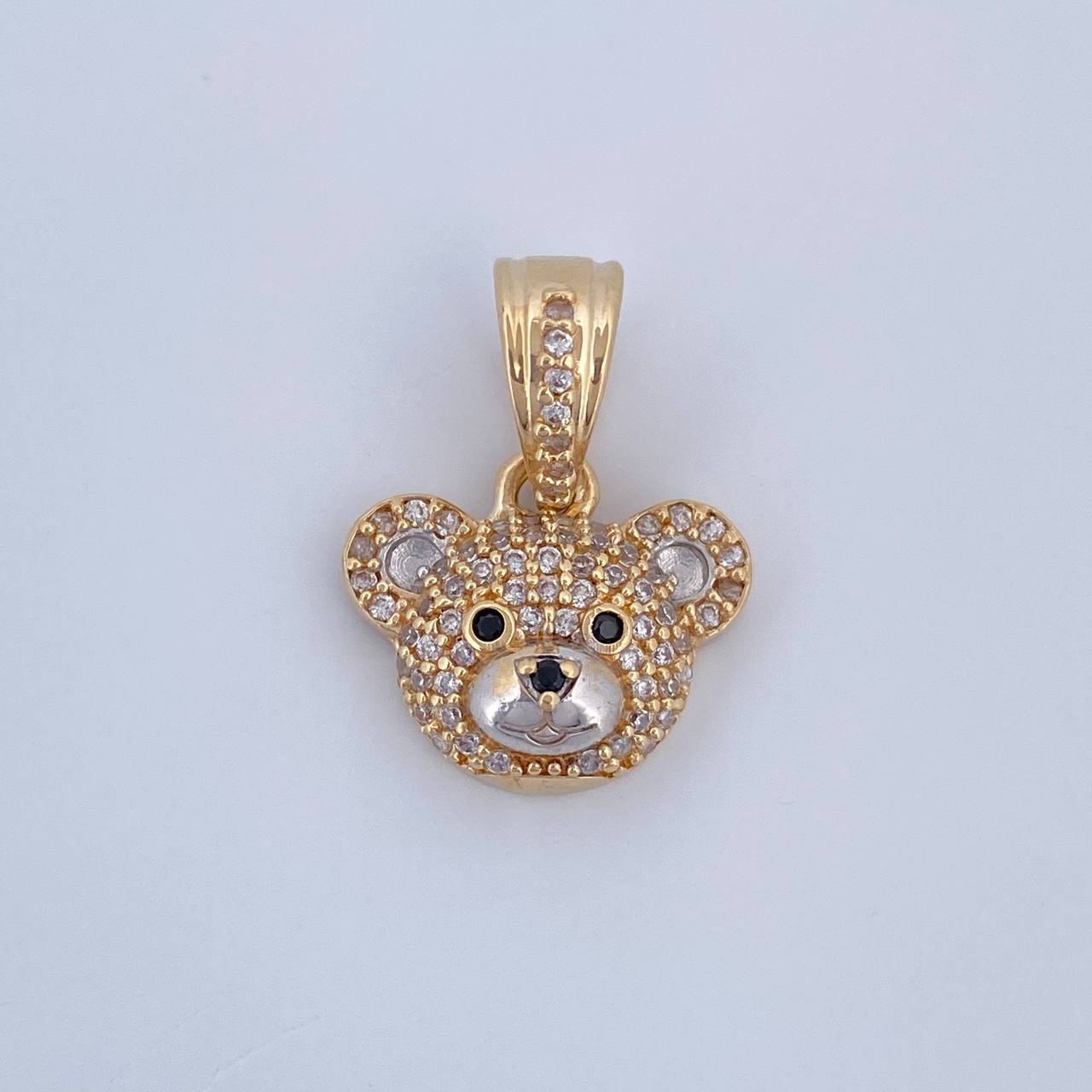 Dije Rostro Oso 2.7gr / 2cm / Oro 18K &
