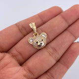 Dije Rostro Oso 2.7gr / 2cm / Oro 18K &