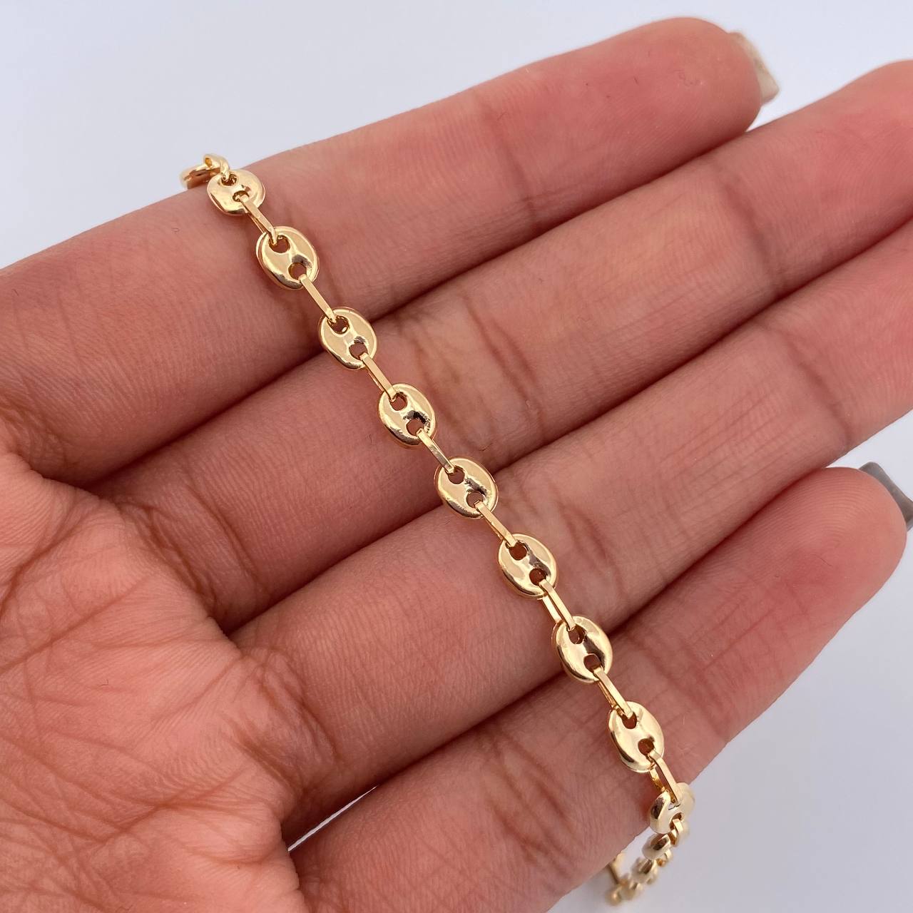 Tobillera GC 4.1gr / 26.8cm / Oro 18K &