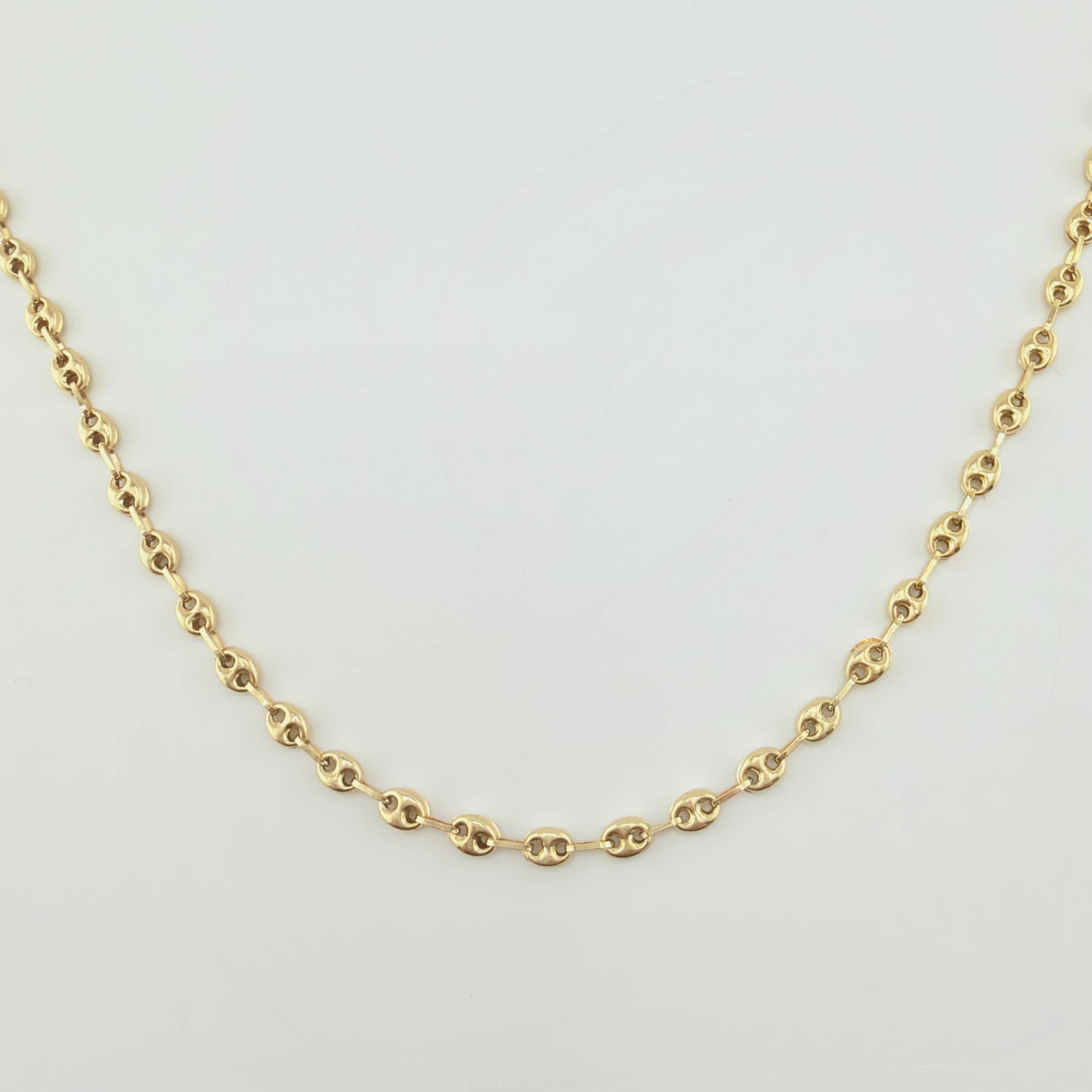 Cadena GC 6.65gr / 50cm / 3.8mm Oro Amarillo 18K