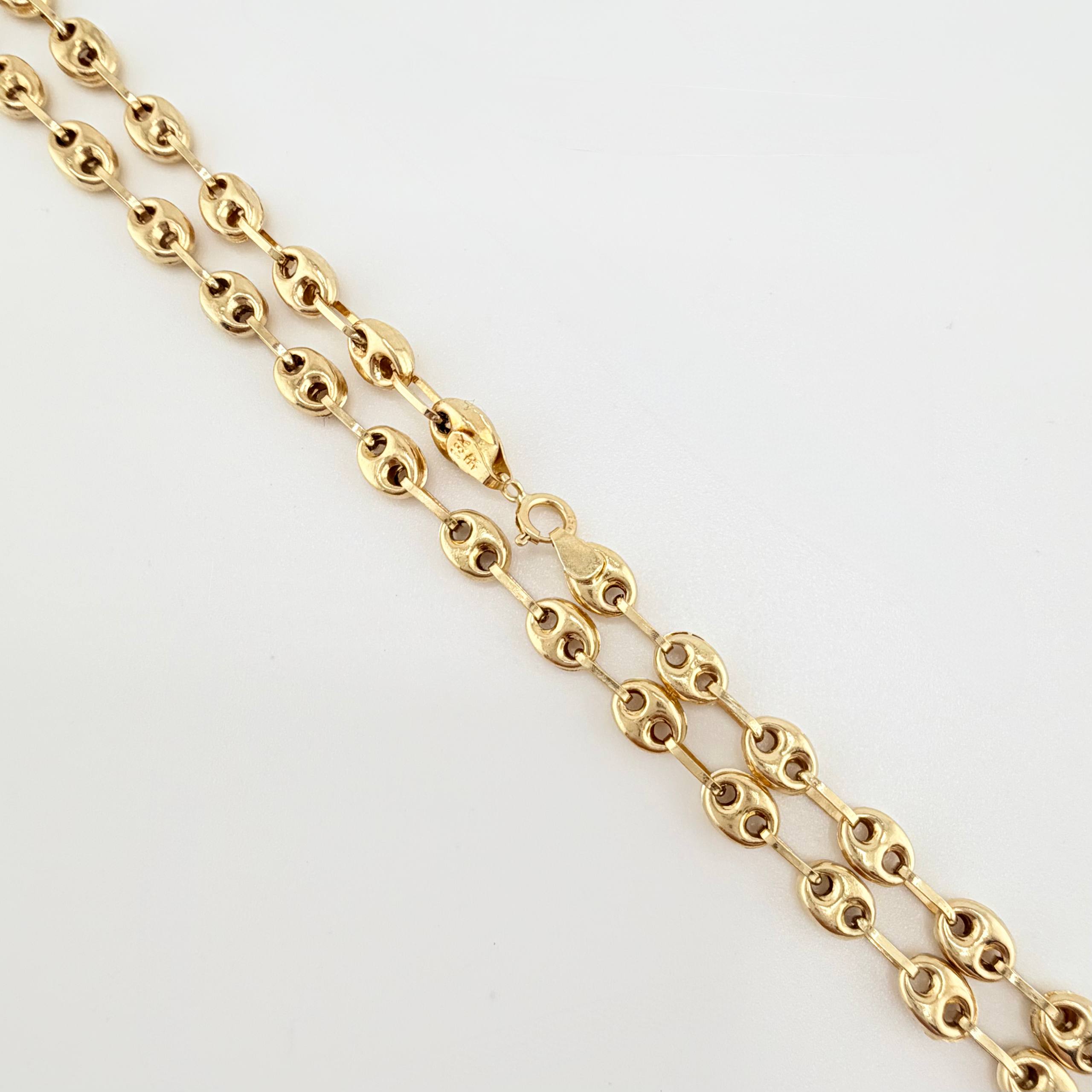 Cadena GC 6.65gr / 50cm / 3.8mm Oro Amarillo 18K