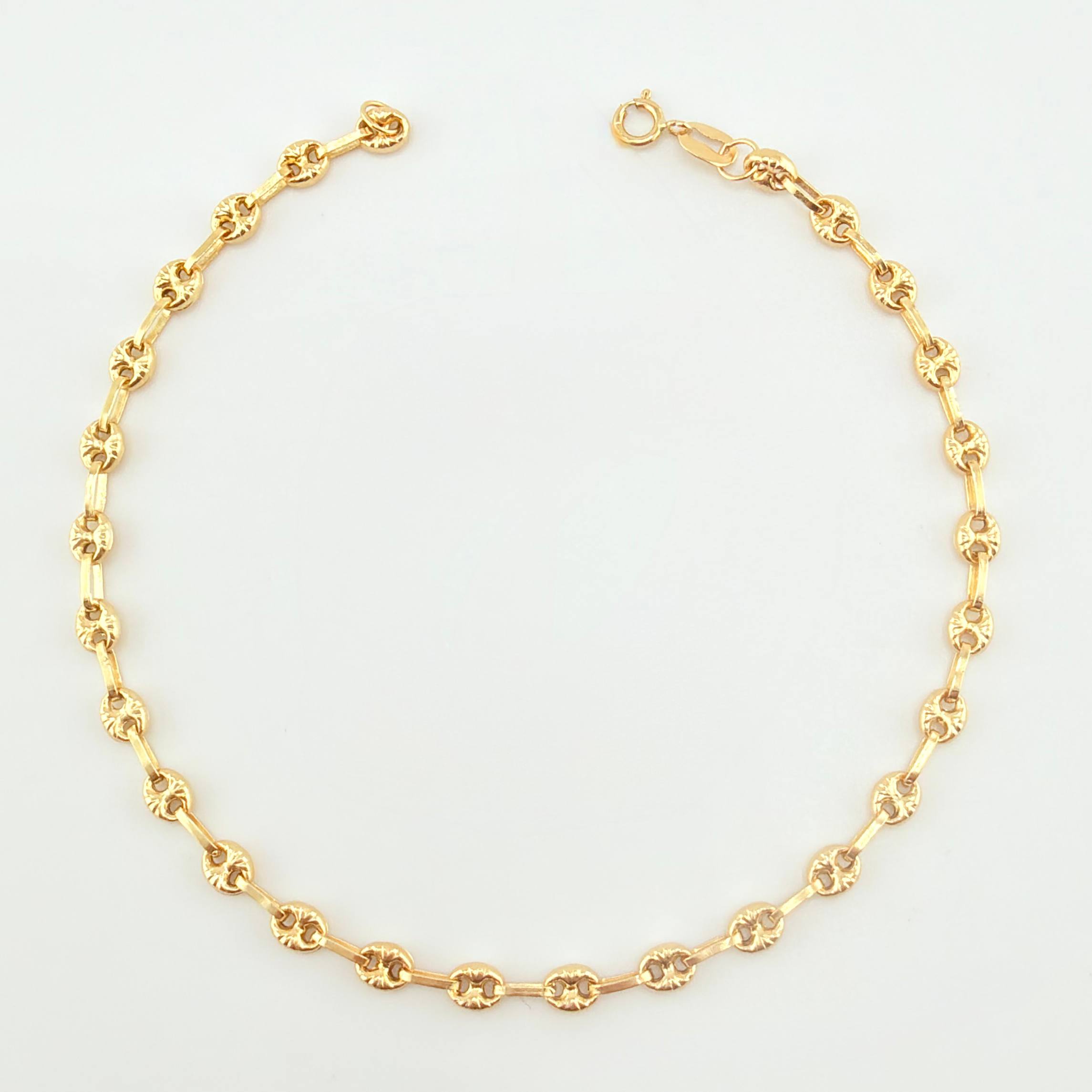 Pulso GC 2.35gr / 19cm / 3.4mm Oro Amarillo 18K