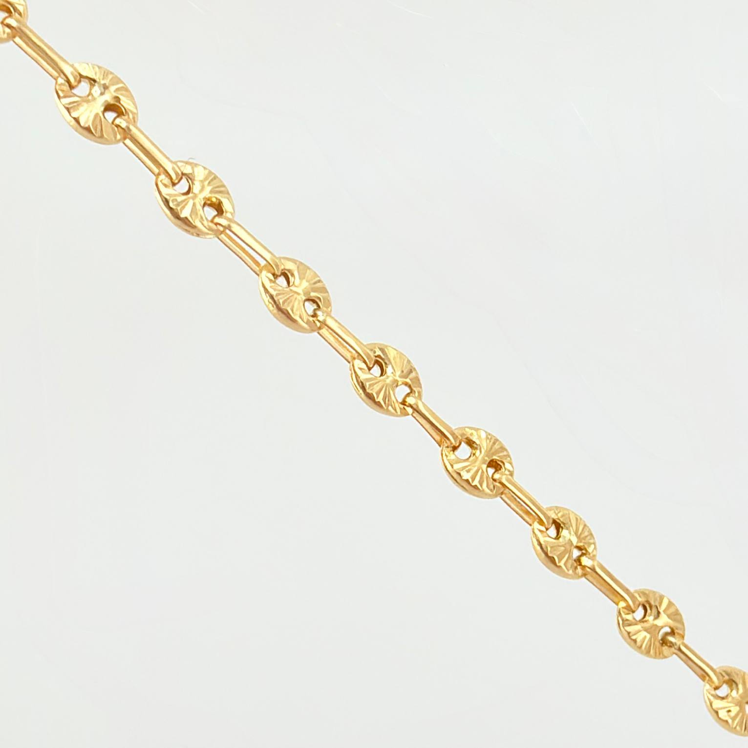 Pulso GC 2.35gr / 19.5cm / 3.2mm Oro Amarillo 18K