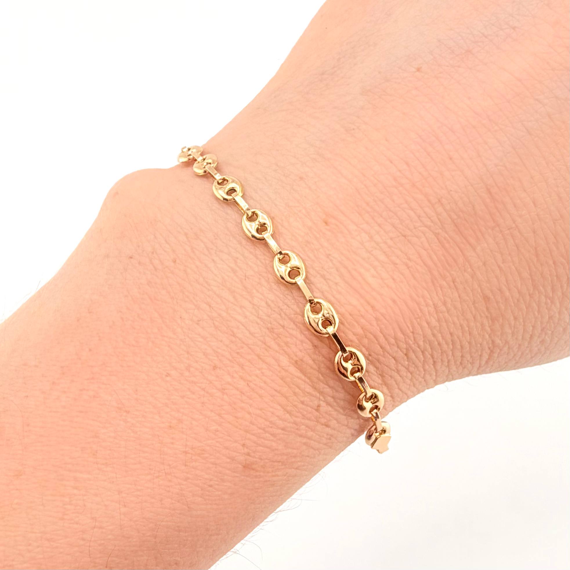 Pulso GC 2.75gr / 20.5cm / 4.2mm Oro Amarillo 18K