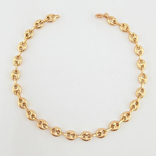 Pulso GC 4.35gr / 21.5cm / 5.3mm Oro Amarillo 18K
