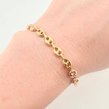 Pulso GC 4.35gr / 21.5cm / 5.3mm Oro Amarillo 18K