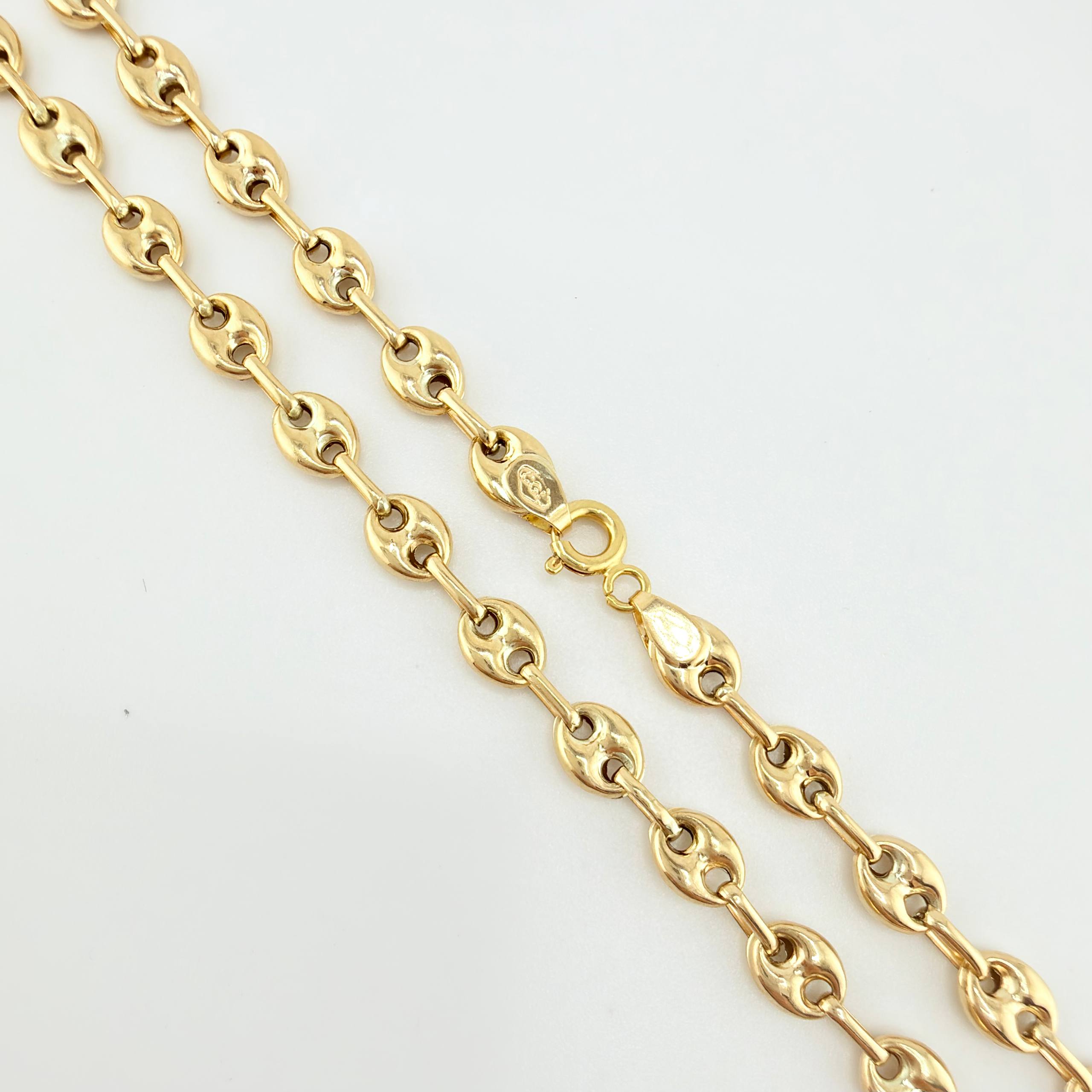 Cadena GC 7.95gr / 50cm / 5mm Oro Amarillo 18K