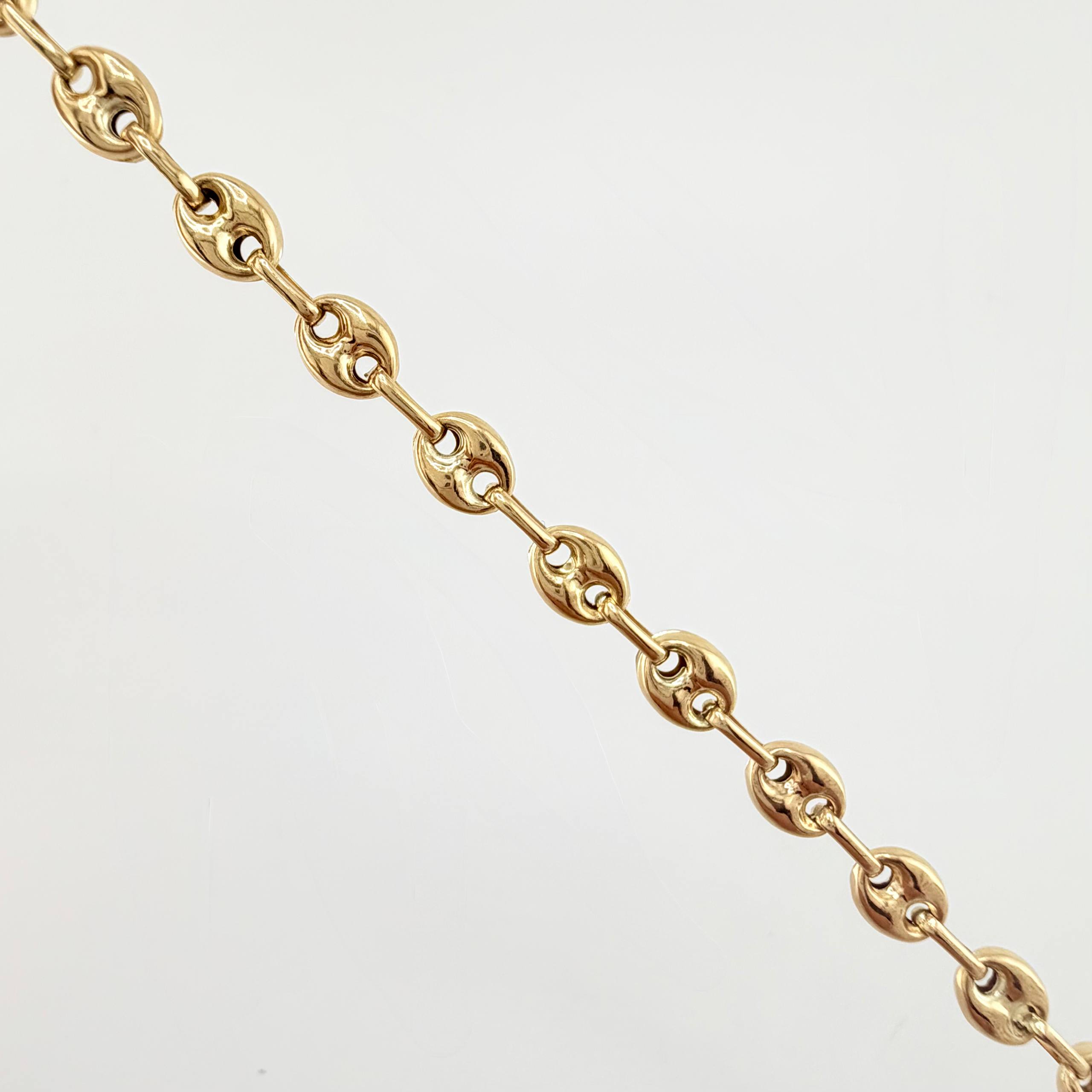 Cadena GC 7.95gr / 50cm / 5mm Oro Amarillo 18K