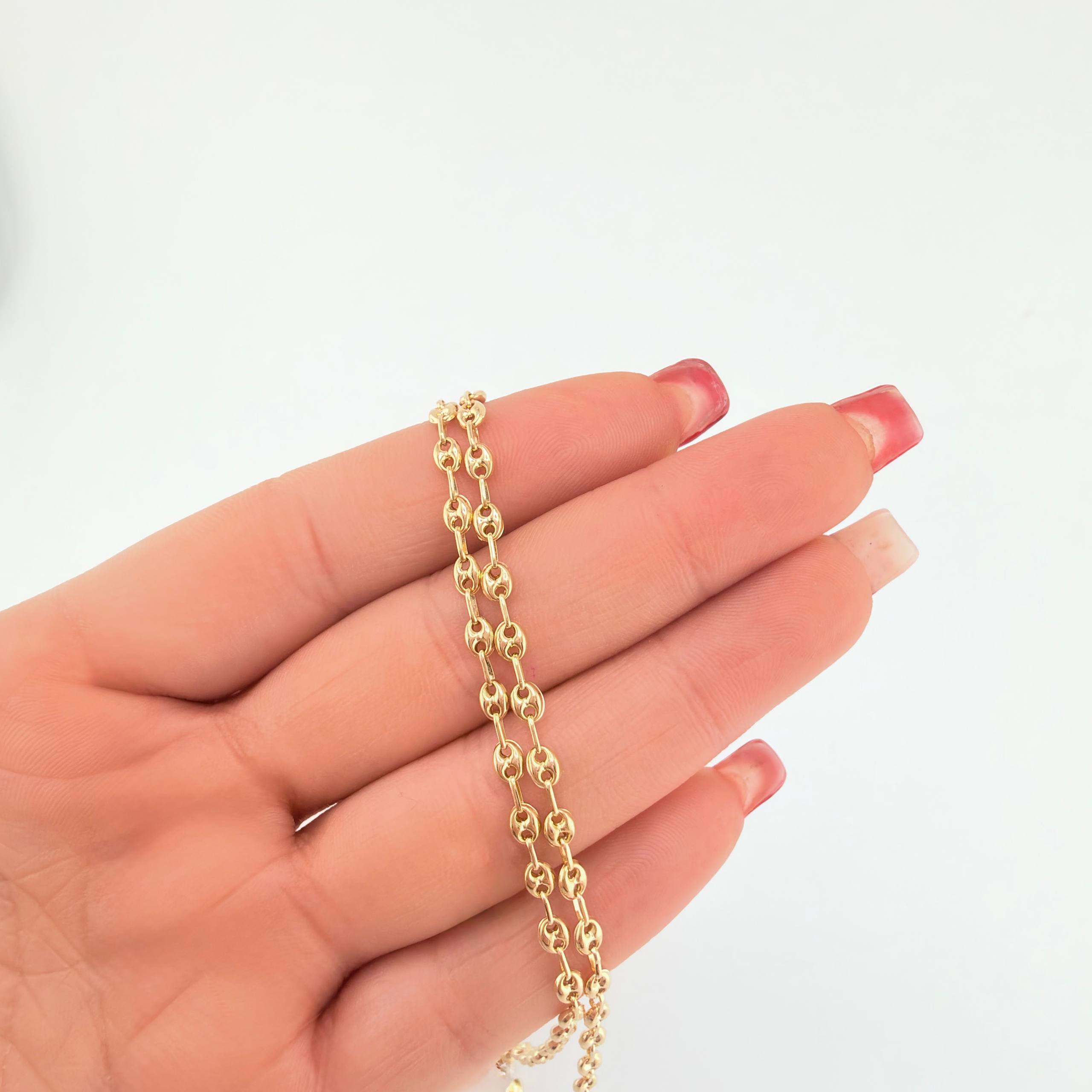 Cadena GC 6.25gr / 65cm / 3.2mm Oro Amarillo 18K