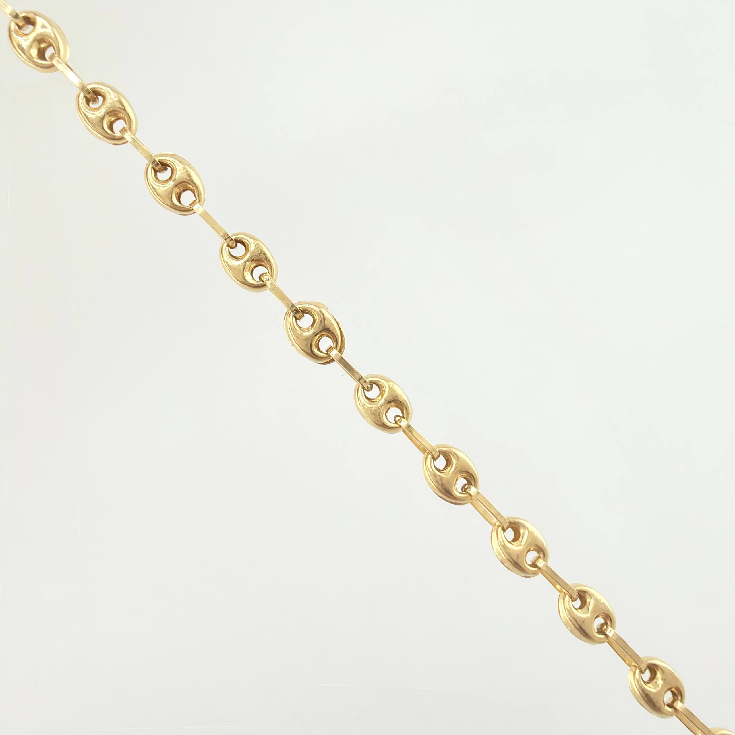 Cadena GC 6.65gr / 50cm / 3.8mm Oro Amarillo 18K