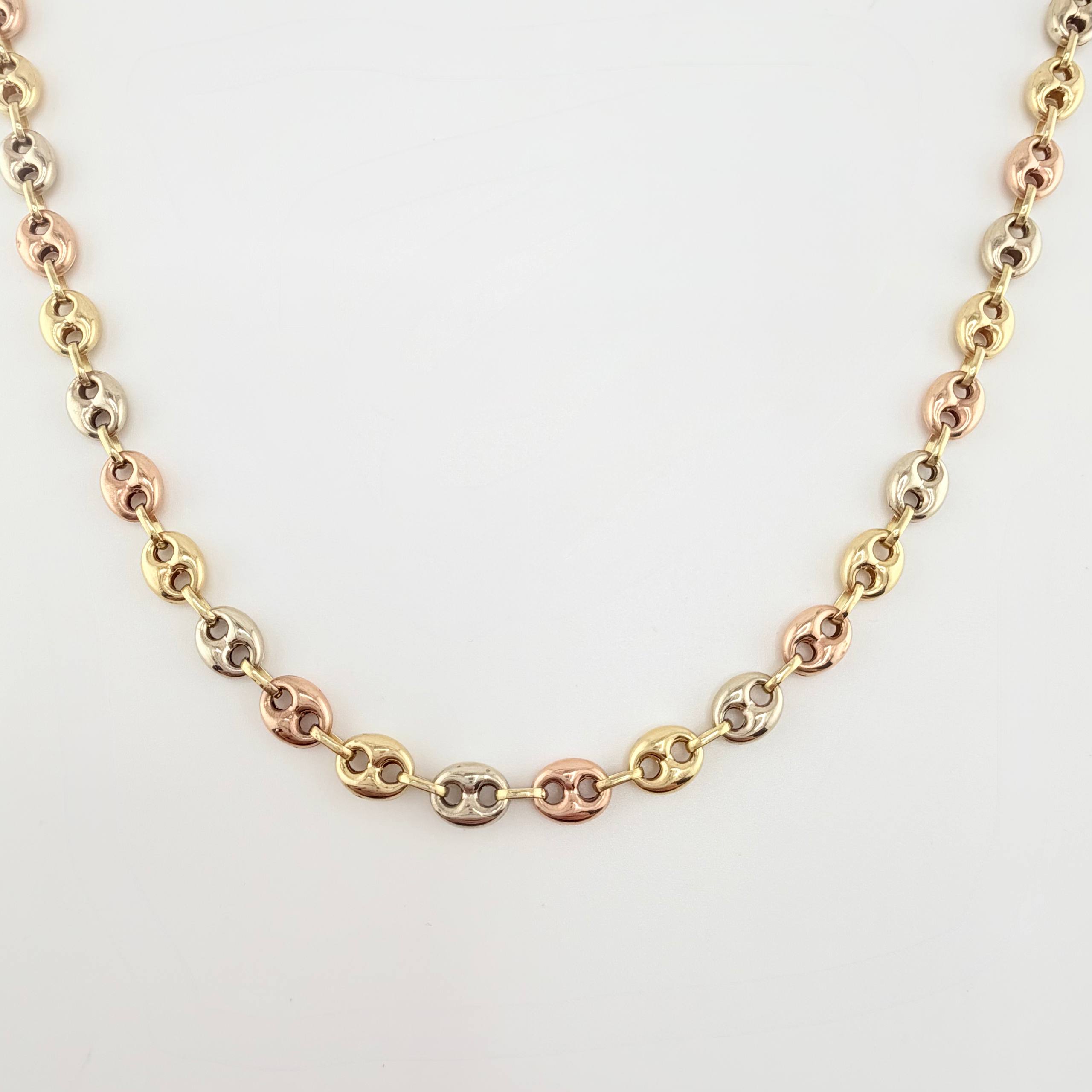 Cadena GC 15.65gr / 65cm / 6.2mm Tres Oros 18K