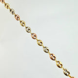 Cadena GC 12.3gr / 52.5cm / 6.2mm Tres Oros 18K