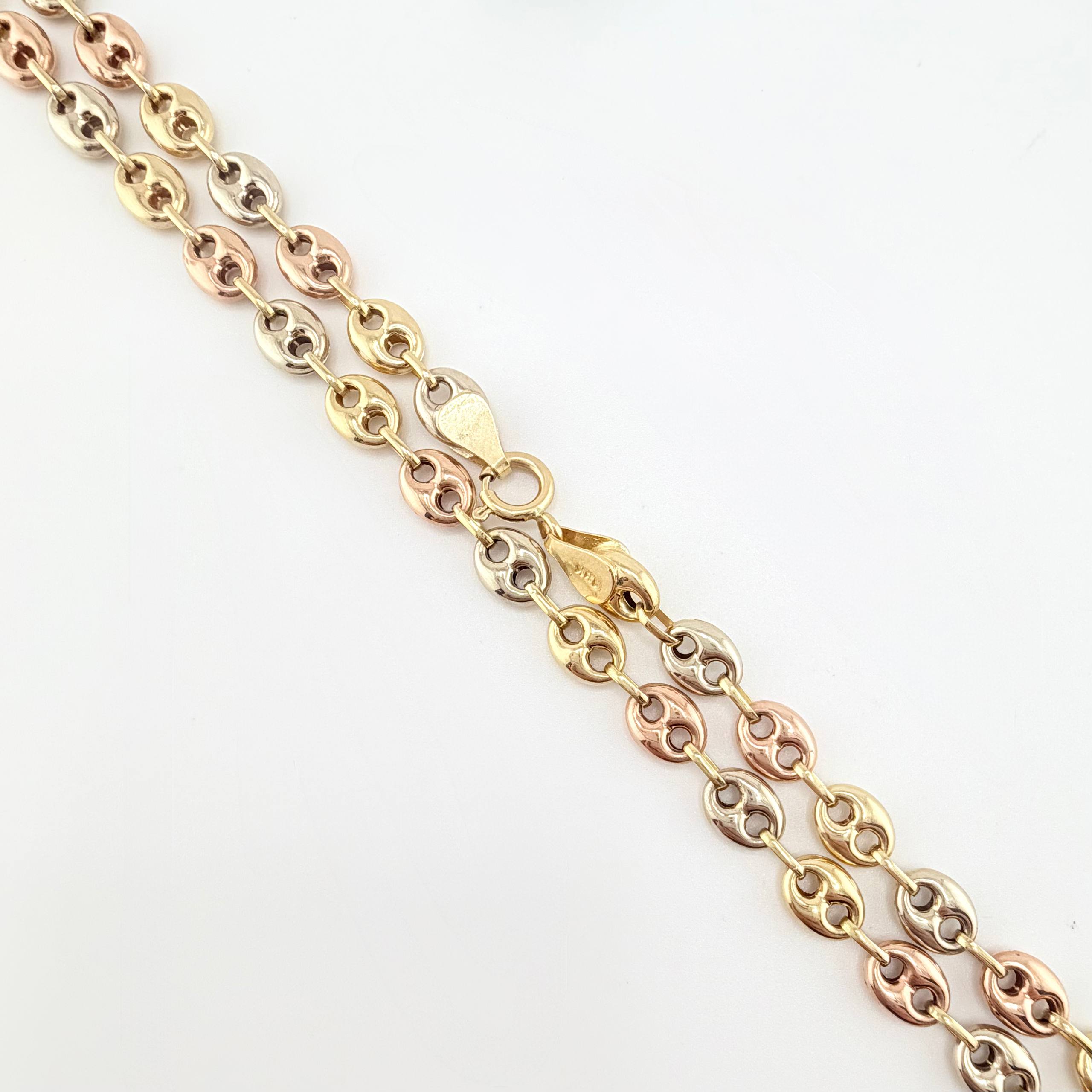 Cadena GC 15.65gr / 65cm / 6.2mm Tres Oros 18K