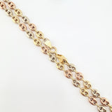 Cadena GC 15.65gr / 65cm / 6.2mm Tres Oros 18K