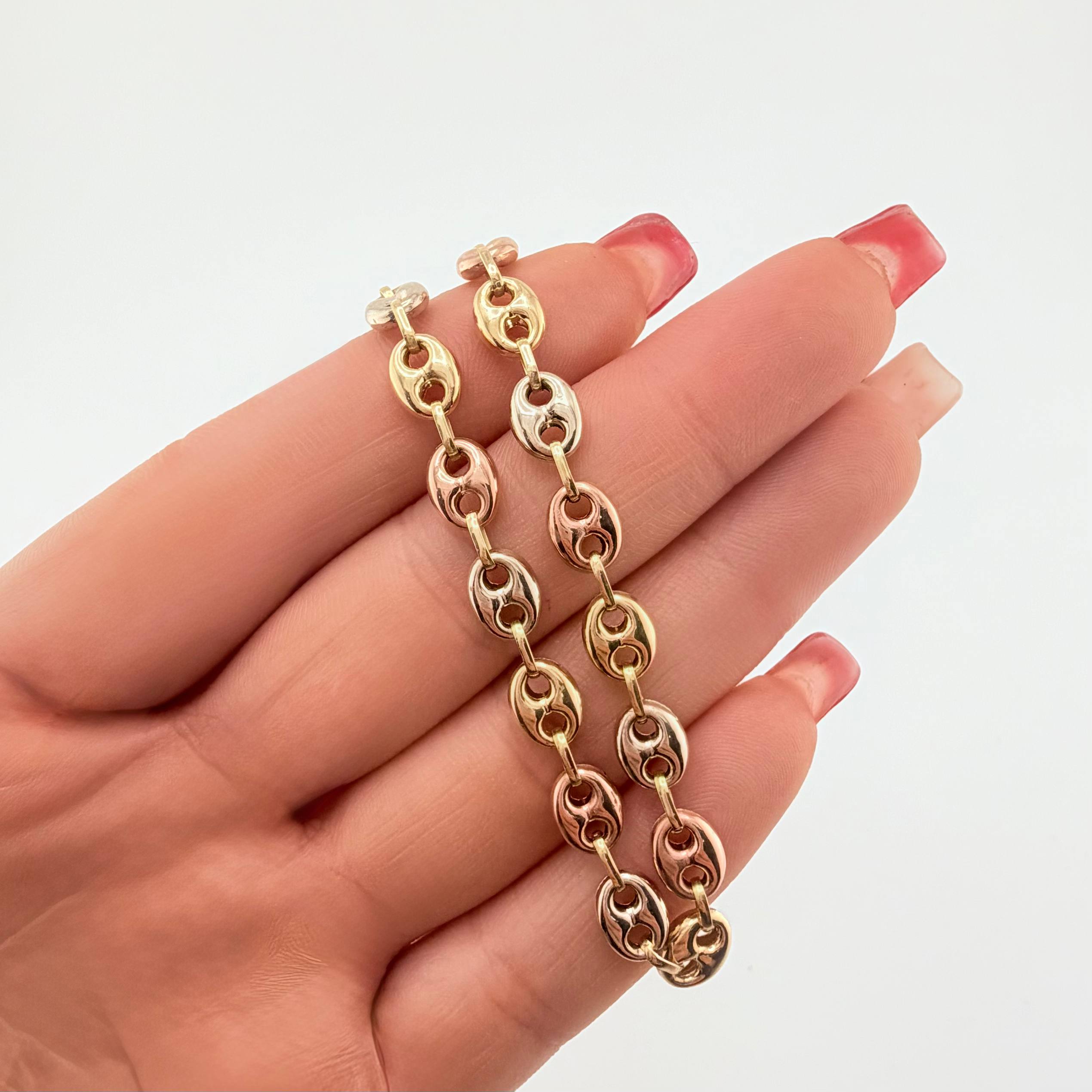 Cadena GC 12.35gr / 50cm / 6.2mm Tres Oros 18K