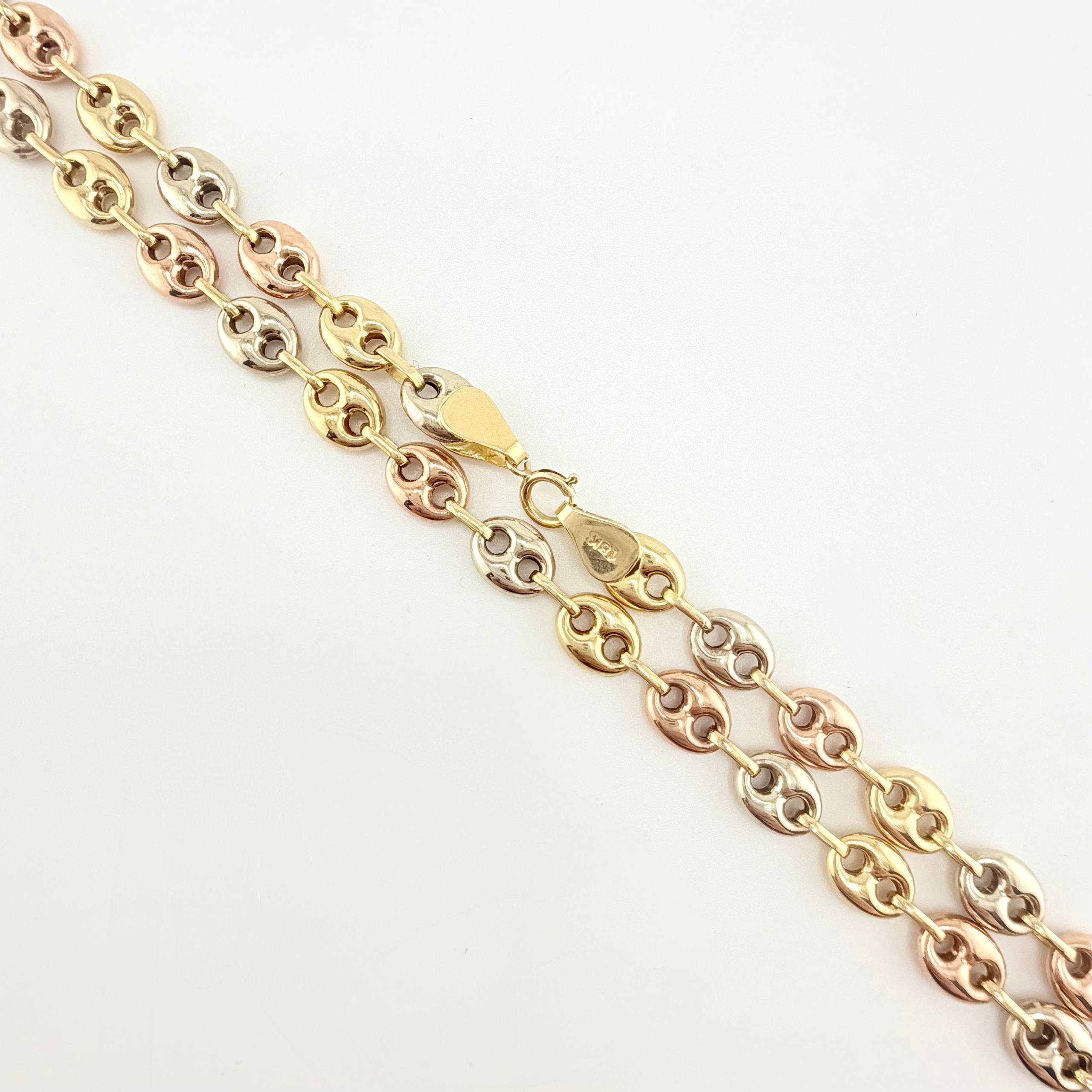 Cadena GC 15.75gr / 67.5cm / 6.2mm Tres Oros 18K