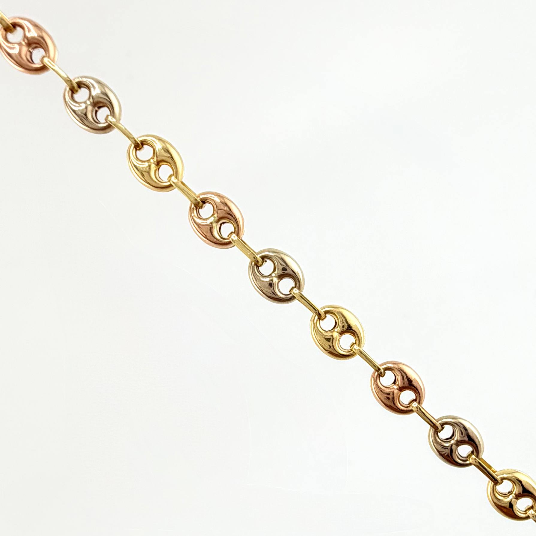 Cadena GC 7.2gr / 65cm / 3.7mm Tres Oros 18K