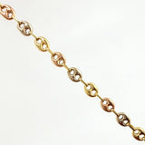 Cadena GC 7.2gr / 65cm / 3.7mm Tres Oros 18K