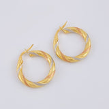 Candongas Lula 2.05 g / 2.2 cm Tres Oros 18K