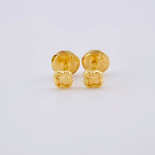 Topos Trebol 0.4 g / 3.7 mm Oro Amarillo 18K