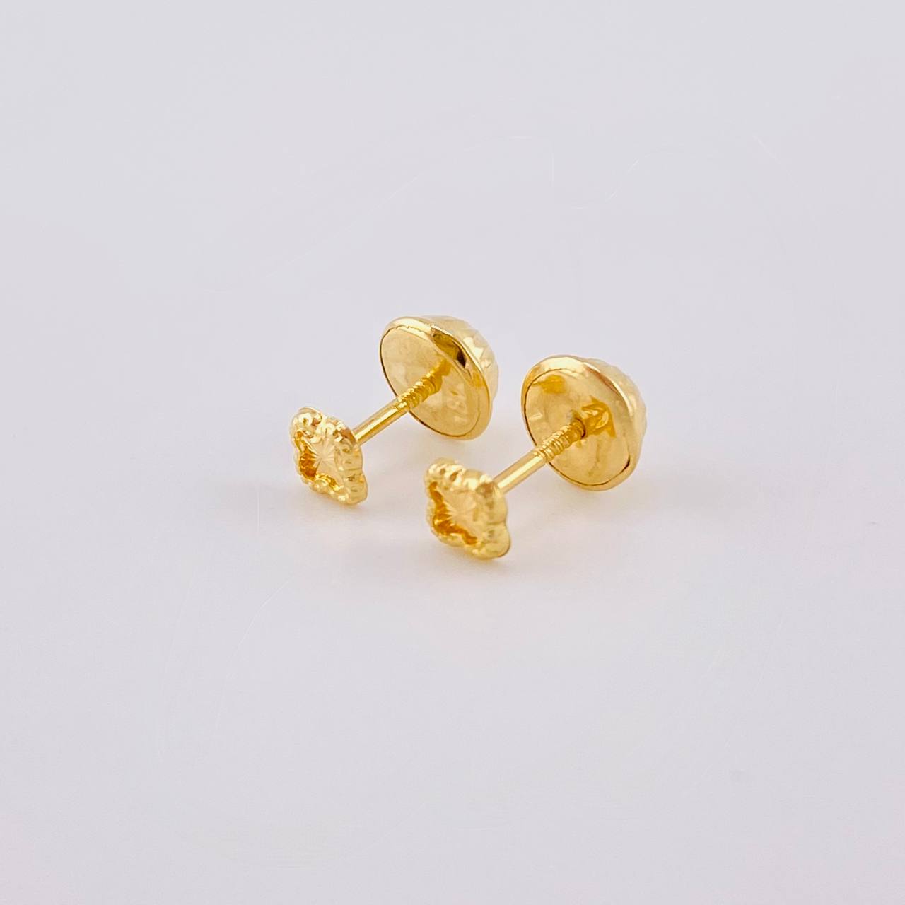 Topos Trebol 0.35 g / 3.7 mm Oro Amarillo 18K