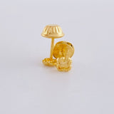Topos Trebol 0.35 g / 3.7 mm Oro Amarillo 18K