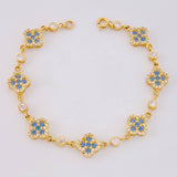 Pulso Trebol Burbuja 10.55 g / 19.6 cm / 9.8 mm Oro Amarillo 18K