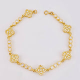 Pulso Trebol Burbujas 11.85 g / 19.6 cm / 9.8 mm Oro Amarillo 18K