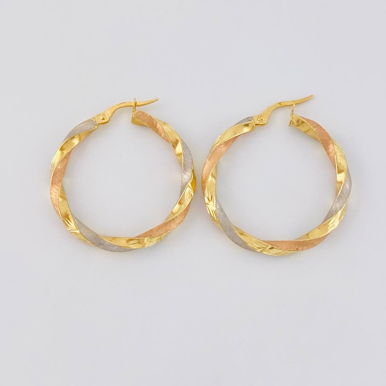 Candongas Aded 2.9 g / 3 cm Tres Oros 18K