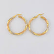 Candongas Aded 2.85 g / 3 cm Tres Oros 18K