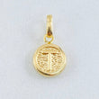 Dije Letra T 0.4gr / 1.4cm / Oro Amarillo 18K
