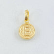 Dije Letra B 0.4gr / 1.5cm / Oro Amarillo 18K