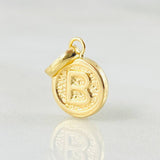 Dije Letra B 0.4gr / 1.5cm / Oro Amarillo 18K