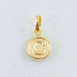 Dije Letra C 0.35gr / 1.5cm / Oro Amarillo 18K