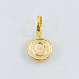 Dije Letra C 0.35gr / 1.5cm / Oro Amarillo 18K