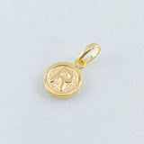Dije Letra R 0.35gr / 1.5cm / Oro Amarillo 18K