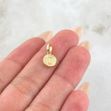 Dije Letra D 0.35gr / 1.5cm / Oro Amarillo 18K