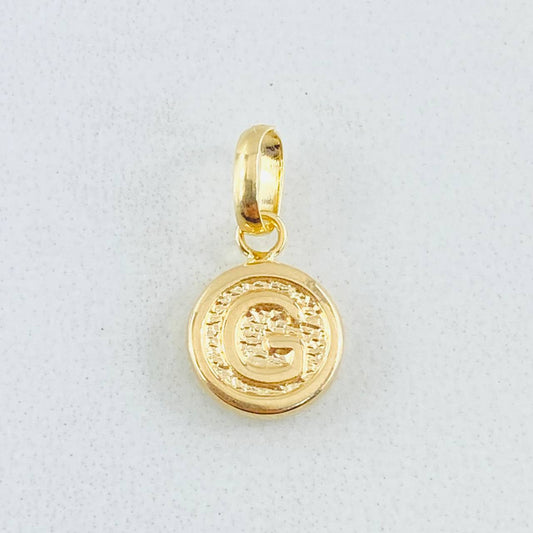 Dije Letra G 0.35gr / 1.4cm / Oro Amarillo 18K