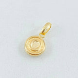 Dije Letra O 0.4gr / 1.5cm / Oro Amarillo 18K