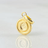 Dije Letra O 0.4gr / 1.5cm / Oro Amarillo 18K