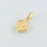 Dije Letra P 0.35gr / 1.5cm / Oro Amarillo 18K