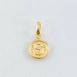 Dije Letra S 0.35gr / 1.4cm / Oro Amarillo 18K