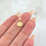 Dije Letra I 0.35gr / 1.5cm / Oro Amarillo 18K