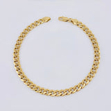 Pulso Cubano 6.05gr / 20cm / 5.15mm Oro Amarillo +1 18K