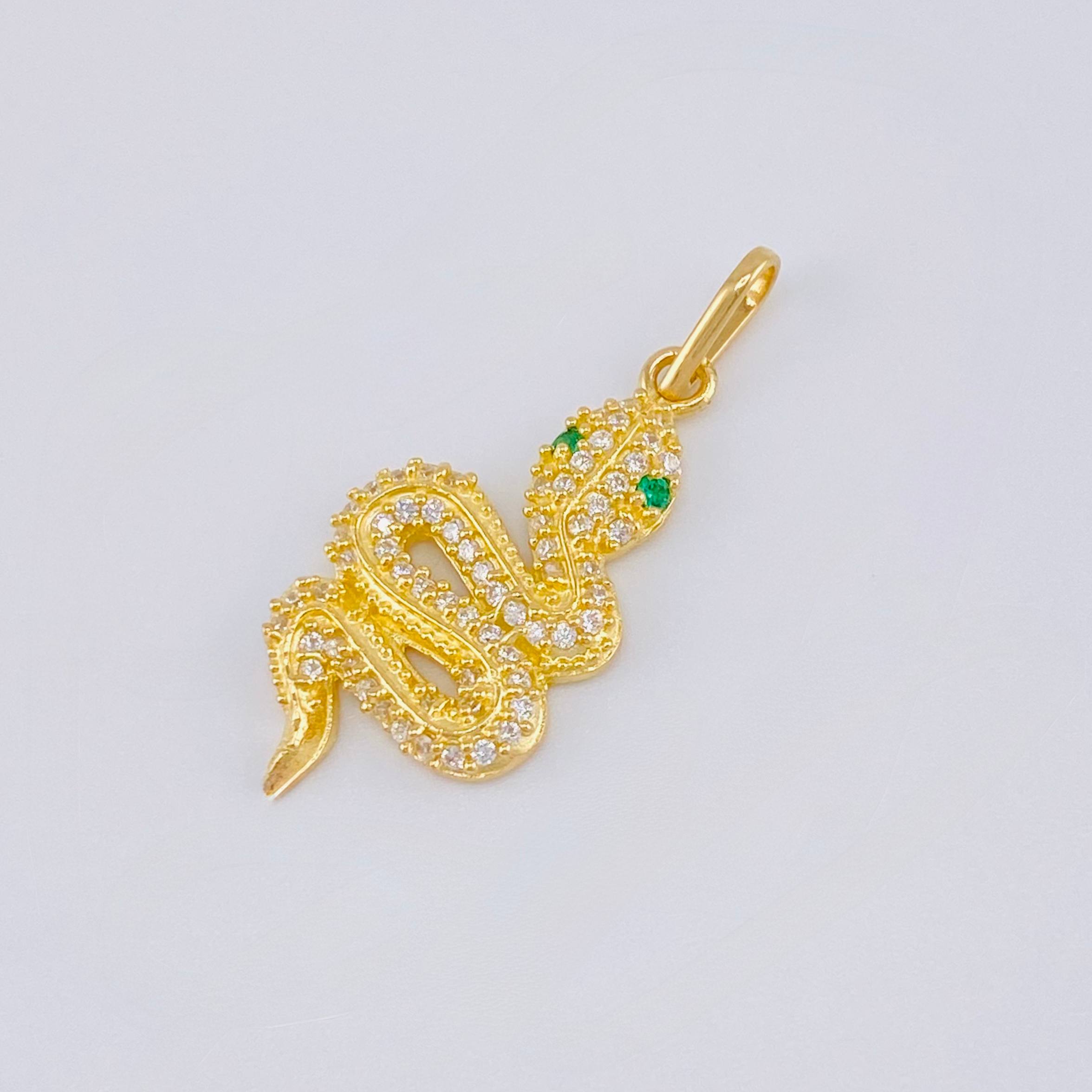 Dije Serpiente 1.85 g / 2,8 cm Oro Amarillo 18K