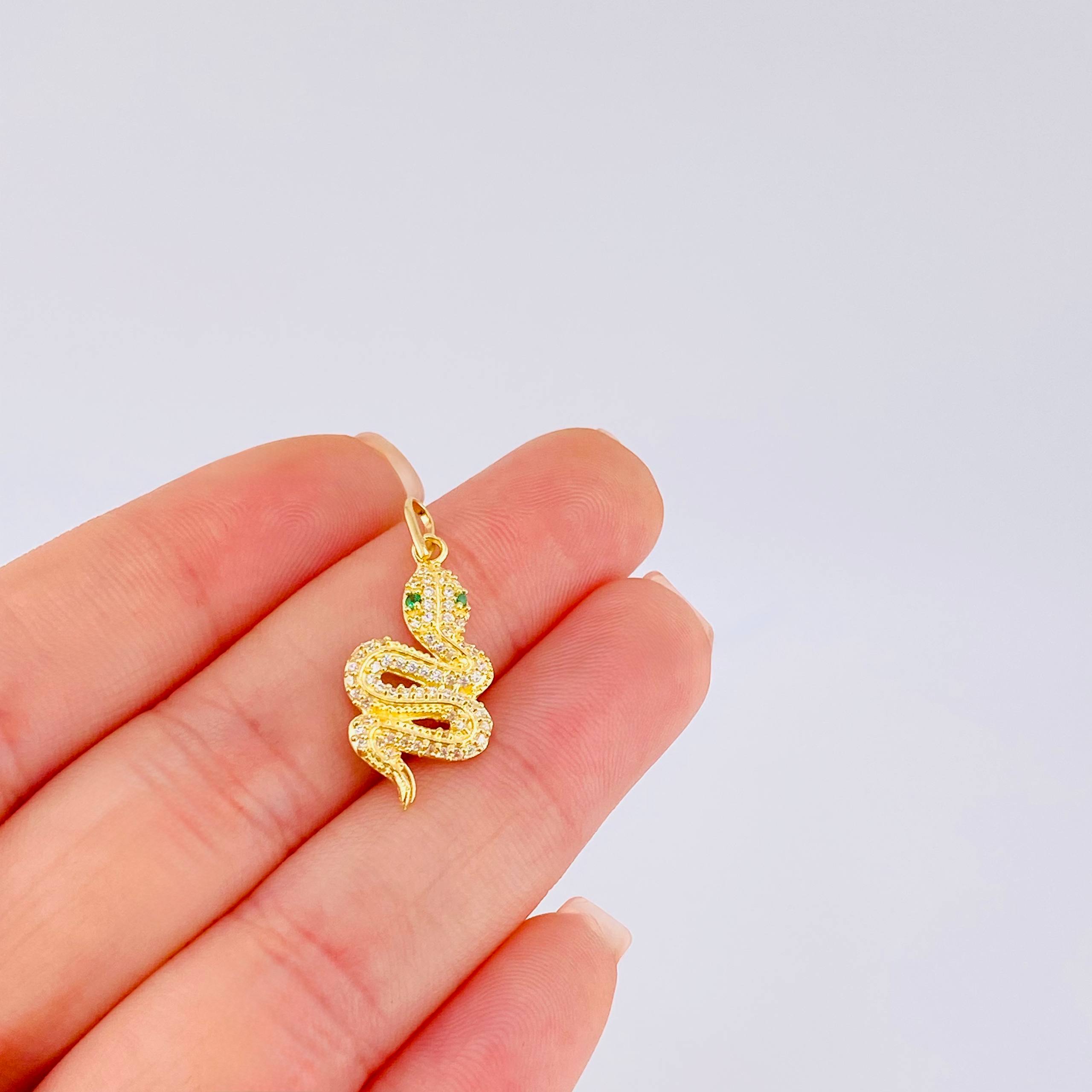 Dije Serpiente 1.85 g / 2,8 cm Oro Amarillo 18K